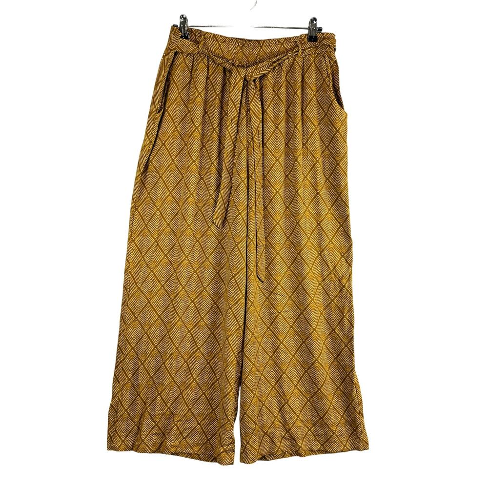 New Lularoe Womans XL Pants Wide‎ Leg Pants Pull On Dianne Comfort Belted NWT